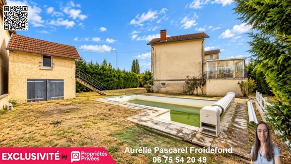 LUBERSAC (19210) ? Maison à rénover de 135 m² + GARAGE de 90m² avec piscine et dépendance // EXCLUSIVITE