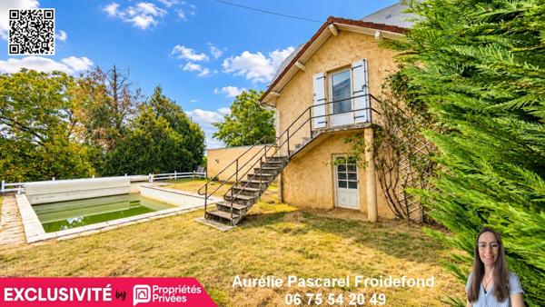 LUBERSAC (19210) ? Maison à rénover de 135 m² + GARAGE de 90m² avec piscine et dépendance // EXCLUSIVITE