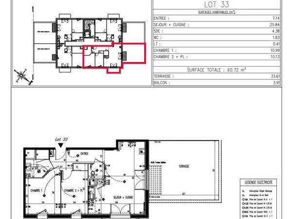 Location Appartement 3 pièces 60.72 m² - Poitiers 86000