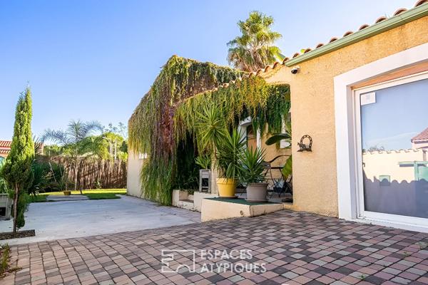 Charmante villa de plain-pied avec piscine