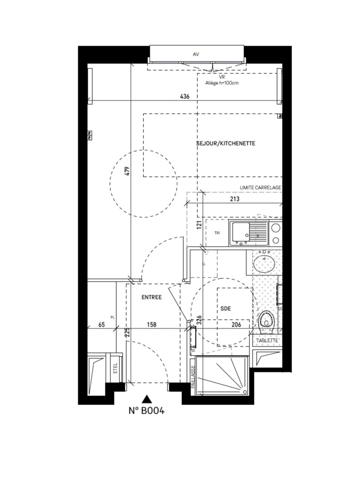 Rueil Malmaison - Studio loué meublé - 2023 - Proche RER - Investisseur