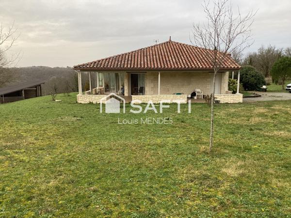 MAISON DE 130 M², TERRAIN DE 3984 m² ENDROIT TRES CALME