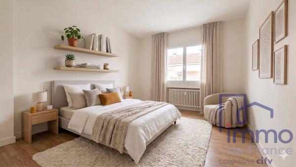 Appartement 4 pièces                                        - 42000 Saint-Étienne Réf : 2855-CIFVFOREZVELAY