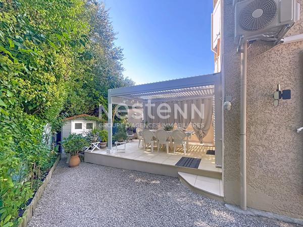 Exclusivité Nestenn : Appartement 3 pièces de 60 m2 avec jardin de 130 m2 avec piscine à Peymeinade