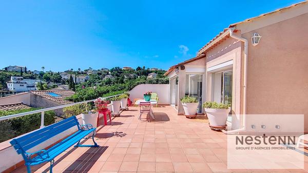 Les issambres maison 3 chambres vue mer piscine garage