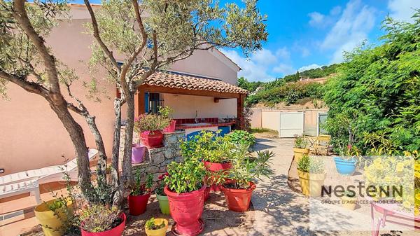 Les issambres maison 3 chambres vue mer piscine garage