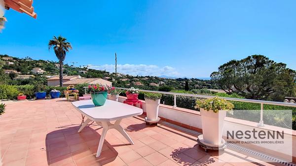 Les issambres maison 3 chambres vue mer piscine garage