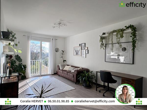 Appartement 2 pièces - 48 m² Exclusivité efficity