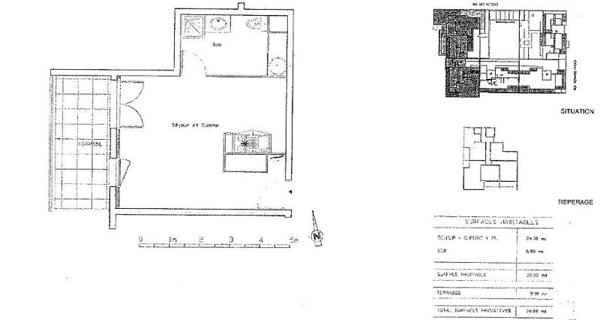 Appartement à louer 1 pièce 31m²