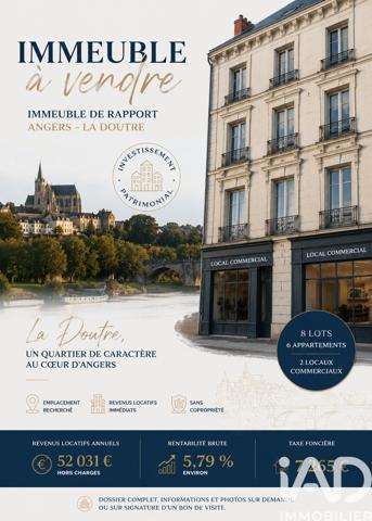 Immeuble à vendre 255 m² Angers