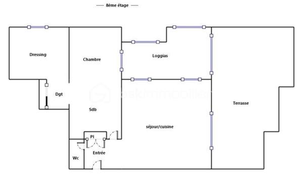 Appartement de 89 m²