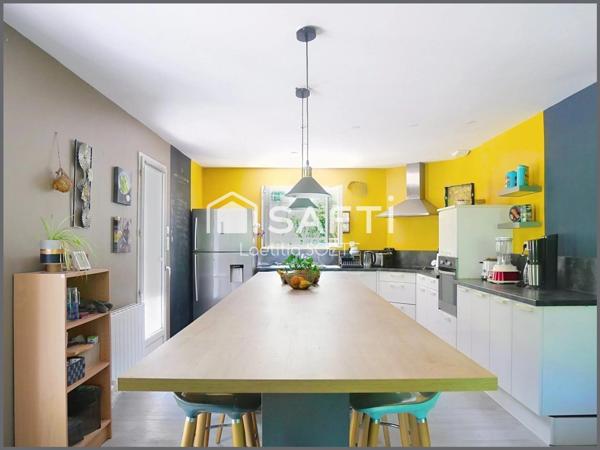 Maison cadre buccolique avec sous-sol intégral