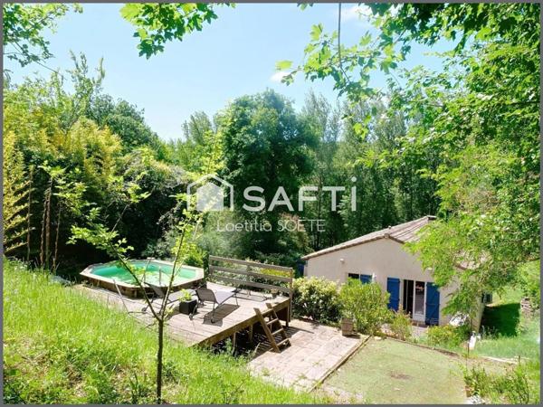 Maison cadre buccolique avec sous-sol intégral