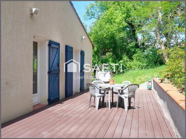 Maison cadre buccolique avec sous-sol intégral