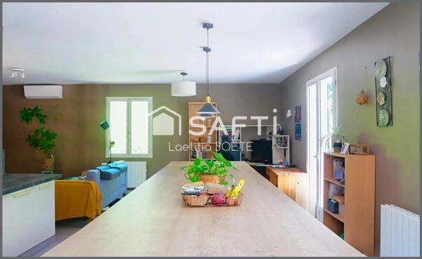 Maison cadre buccolique avec sous-sol intégral