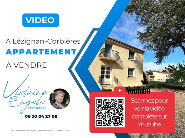 Appartement meublé – Lézignan-Corbières – 82,64 m² – Prêt à vivre