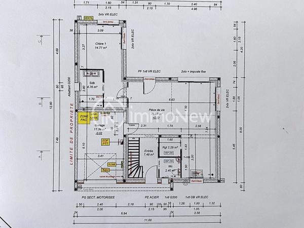 MAISON NEUVE trois chambres - Confort moderne à proximité directe du centre de BREHAL.