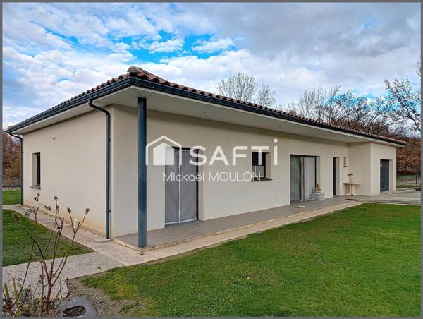 Villa T4 - 107m² - 3 chambres - garage