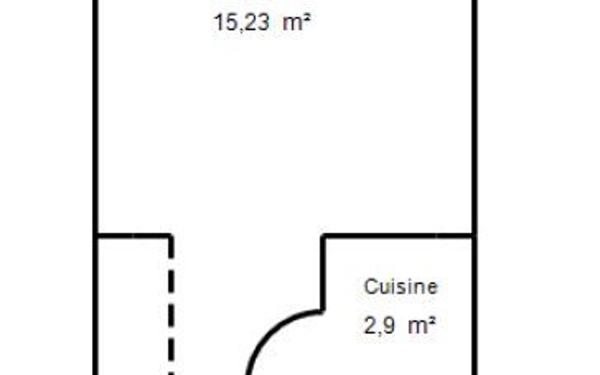 Appartement à vendre    1 pièce • 26,22 m2 Saint-Laurent-du-Var