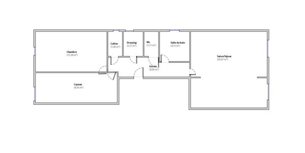 Appartement à vendre  3 pièces - 63,57 m2 COLOMBES - 92