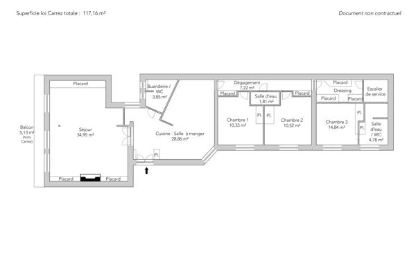Appartement Paris 6 e - SÈVRES-BABYLONE