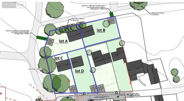 Terrain à Batir à vendre à Châteaubourg en Ille-et-Vilaine (35220), ref : lot C