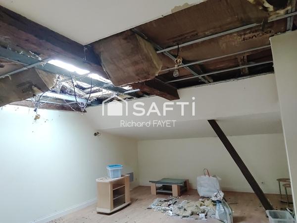 Immeuble centre de Jonzac avec jardin