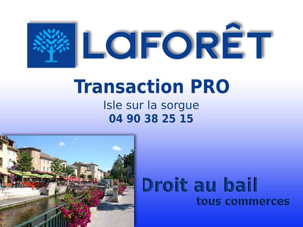 Achat fonds de commerce L'Isle-sur-la-Sorgue - 37 m² - 86 000 €