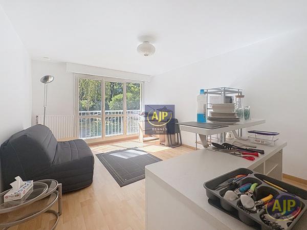 Appartement à louer Rennes : 1 pièces, 26m² avec 0 chambre(s) à 587€ - AJP Immobilier Rennes Nord