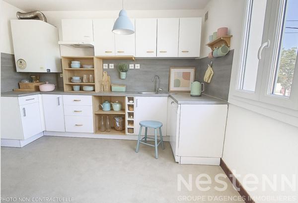 A VENDRE APPARTEMENT LUMINEUX CENTRE VILLE DE CAUDAN