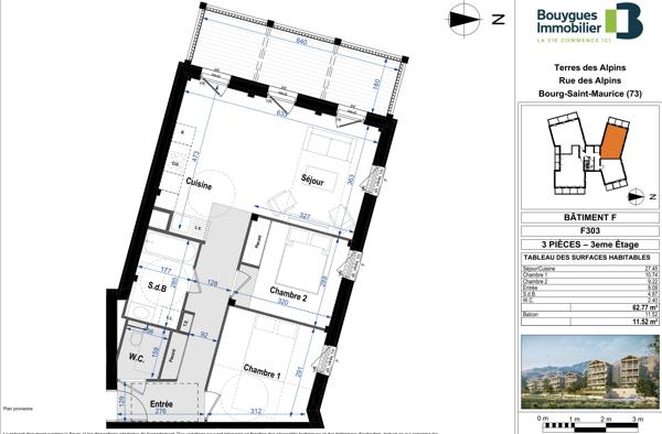 Appartement à vendre à Bourg-Saint-Maurice (73700) - Savoie
