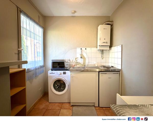 Chalon-sur-Saône (71100) Appartement T1 meublé 26m² | Cave et facilité de stationnement | Centre-ville