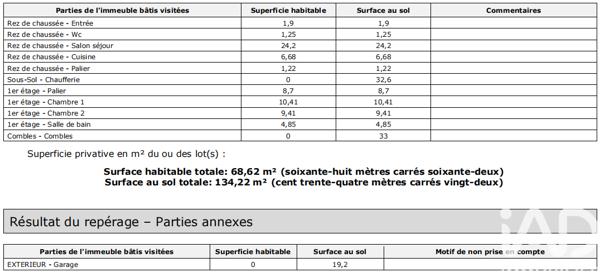 Maison à vendre 4 pièces 80 m² Colombes