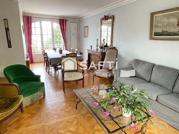 Grande maison familiale, 6 chambres, jardin, garage.