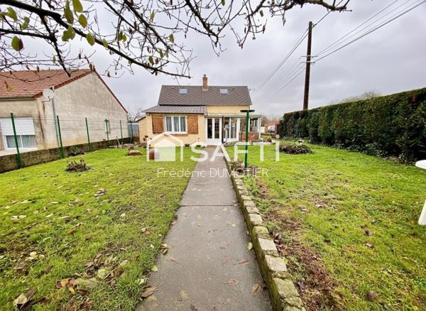 Maison habitable de plain-pied avec garage et jardin