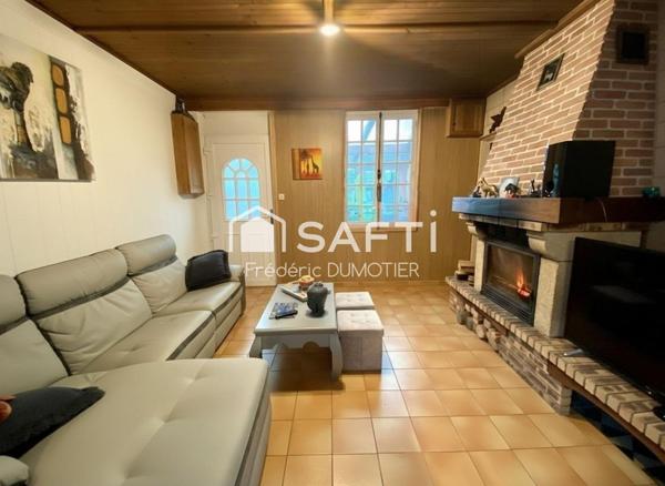 Maison habitable de plain-pied avec garage et jardin