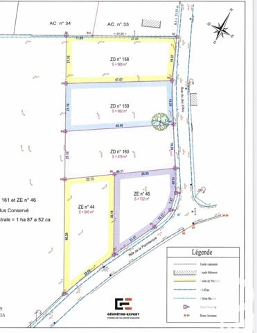 Terrain à vendre 940 m² Chauny