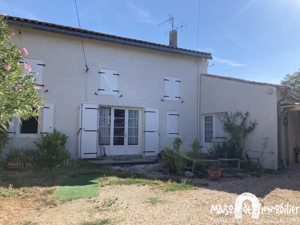 Location Maison de village - 4 chambres - 141m² - Jardin et dépendance - BOUTIERS SAINT TROJAN Détails des diagnostics énergétiques