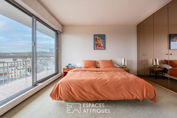 Appartement avec vue panoramique sur les Buttes-Chaumont