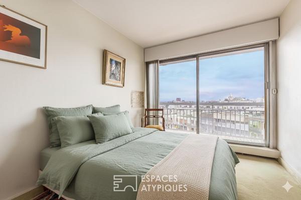 Appartement avec vue panoramique sur les Buttes-Chaumont