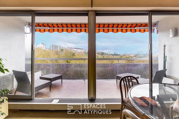Appartement avec vue panoramique sur les Buttes-Chaumont