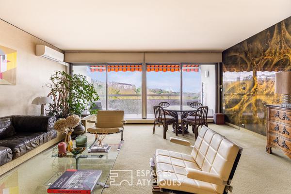 Appartement avec vue panoramique sur les Buttes-Chaumont