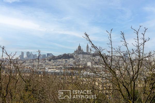 Appartement avec vue panoramique sur les Buttes-Chaumont
