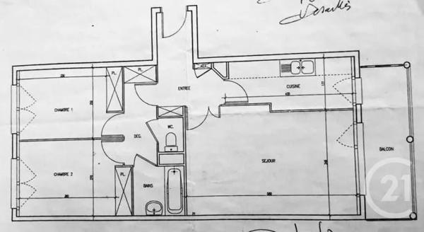 Appartement F3 à vendre  3 pièces - 63,82 m 2   MAISONS ALFORT  - 94