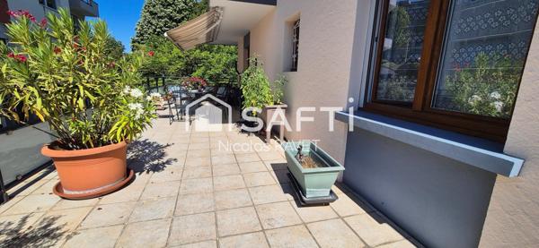 Appartement T3 traversant, vue lac, garage et cave