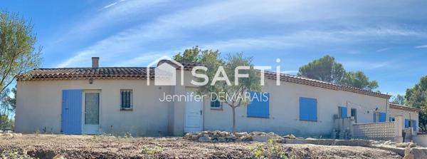 MAISON 180 M2 TERRAIN ENVIRON 5200 m2 A ROGNES (13840)