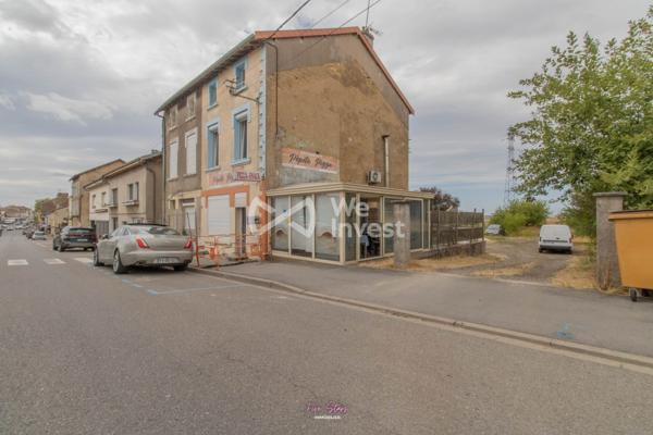 Immeuble Piennes 127 m2 local commercial et appartement F3 en duplex