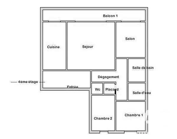Appartement à vendre 4 pièces 84 m² Paris 12