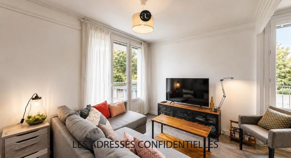 Tassin centre – Beau 3 pièces de 72 m² au calme avec balcon Sud/Ouest et garage