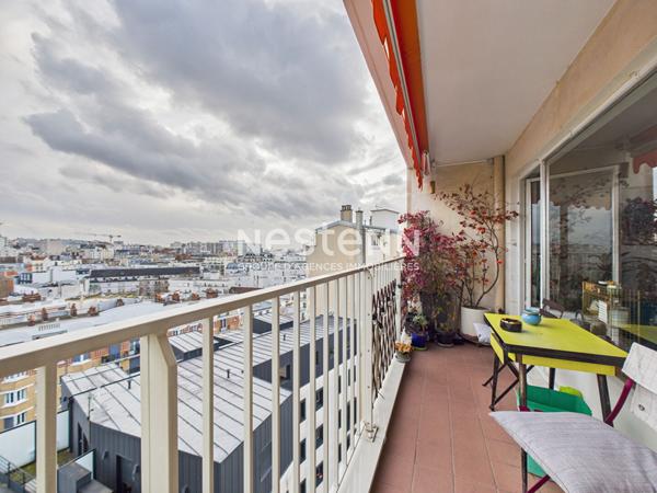 Appartement Paris 3 pièces - BALCONS + PARKING